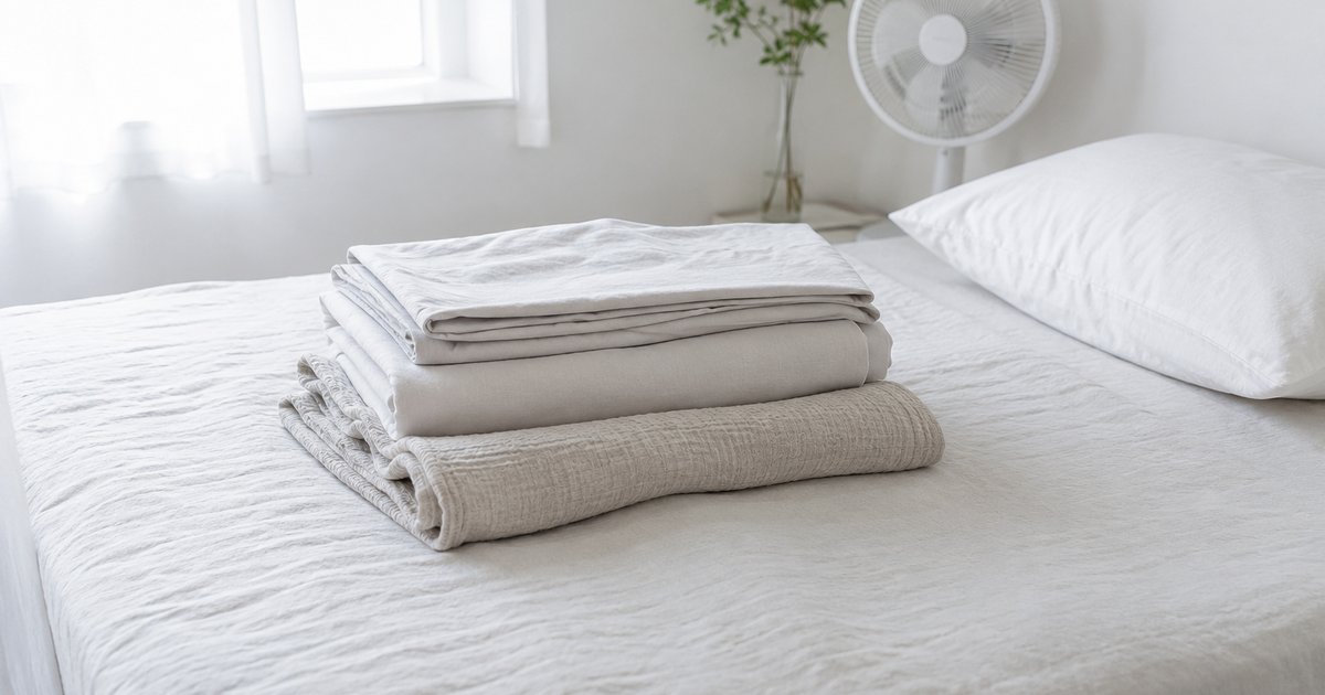 熱帯夜の眠りは、気合いより環境で整える