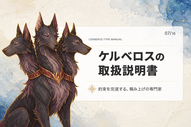 ケルベロスタイプの取扱説明書